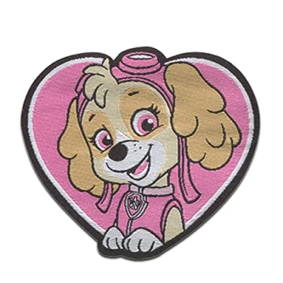 Immagine di Paw Patrol © Skye Toppe termoadesive Patch Toppa ricamate, misura: 6,3 x 5,3 cm