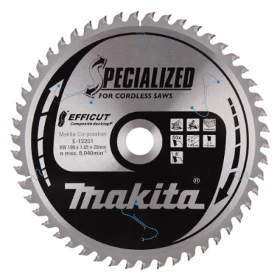 Immagine di Makita E 12251 Lama circolare 190 x 20 1.85 mm Numero di denti: 50 1 pz.
