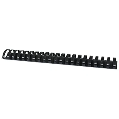 Immagine di OFFICE PRODUCTS 20243915 05 Spirali in plastica, 50 pezzi, DIN A4, 38 mm (350 pagine), rilegatura colore: Nero