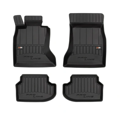 Immagine di FROGUM 3D407374 Set tappetino Gomma anteriore e posteriore 4 nero Su misura BMW: 5 Sedan, Touring