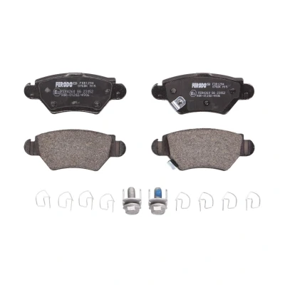 Immagine di FERODO PREMIER ECO FRICTION FDB1294 Kit pastiglie freno con segnalatore acustico usura accessori OPEL: Astra G Van, Corsa C Hatchback, Zafira A