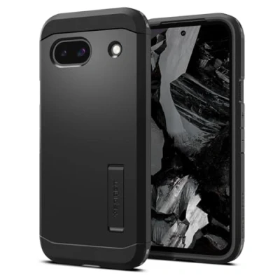 Immagine di Spigen Cover Tough Armor Compatibile con Google Pixel 8a Nero