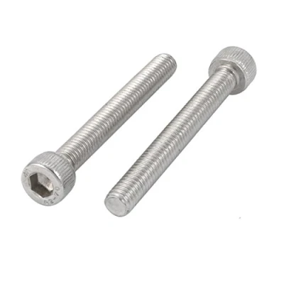 Immagine di Sourcingmap M6 x 50 mm 304 in acciaio INOX mano sinistra filettatura vite a brugola bullone pezzi