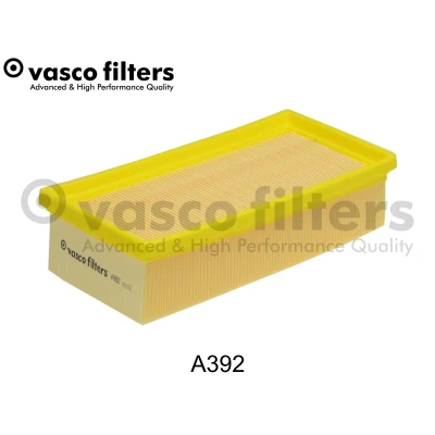 Immagine di DAVID VASCO A392 filtro aria 58 121 241 rettangolare Cartuccia CITROËN: C3 II, III, C4 II Cactus, PEUGEOT: 208 I Hatchback