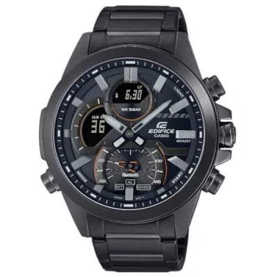 Immagine di Casio Orologio Analogico Digitale al Quarzo Uomo con Cinturino in Acciaio Inossidabile ECB 30DC 1AEF