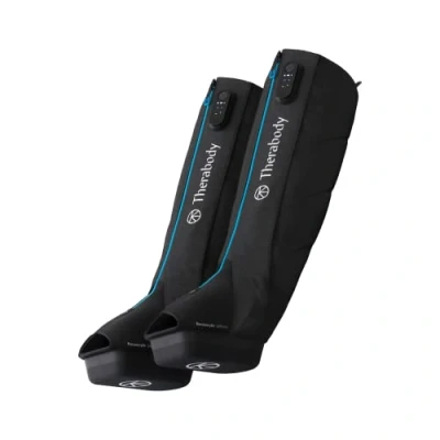 Immagine di Therabody RecoveryAir JetBoots Stivali da massaggio ad aria a compressione sequenziale per piedi e gambe la circolazione il recupero atletico (Large)