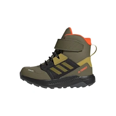 Immagine di adidas Performance Terrex Trailmaker Unisex Scarpa da hiking per bambini, Taglia: 34, Focus olive/pulse olive/impact orange Tessuto / sintetico