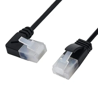 Immagine di chenyang Patch ethernet LAN a 90 gradi 8P8C STP Cat 5e ad angolo retto cavo diritto