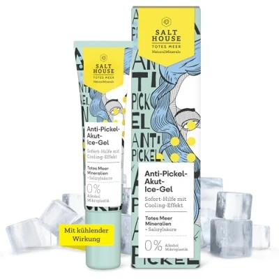 Immagine di Salthouse Natural Minerals Gel anti brufolo acuto, aiuto immediato con effetto di raffreddamento, per brufoli e impurità acuti, 15 ml