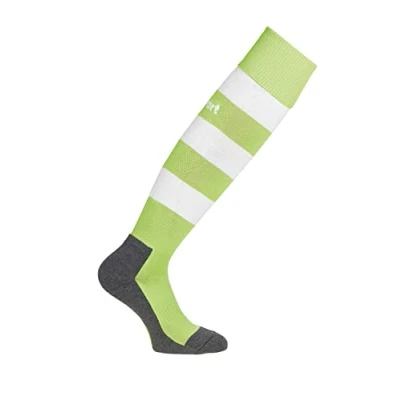 Immagine di uhlsport Team PRO Essential Stripe Socken, Calze da Uomo, Verde Fluo/Bianco, 45 47