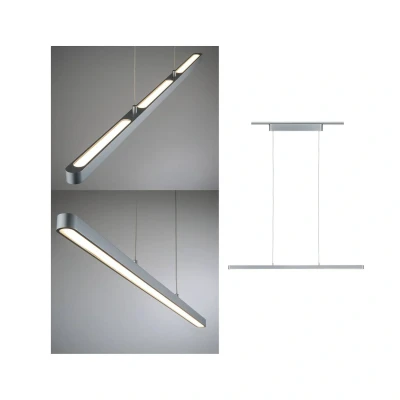 Immagine di Paulmann URail Pendel Lento 95375 Lampada a sospensione LED (monocolore) 41 W Cromo