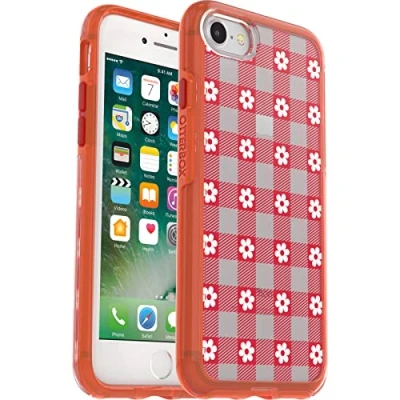 Immagine di OtterBox Custodia Symmetry Series per iPhone SE di 3a/2a generazione, 8/7 (non compatibile con modelli dimensioni Plus) PICNIC DAISY, ultra sottile, ricarica wireless,