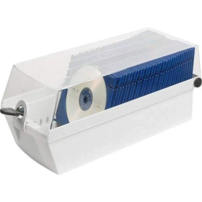 Immagine di Contenitore per CD HAN 60 CD/DVD/Blu ray Plastica, Polistirolo Grigio luminescente 1 pz. (L x A P) 168 150 365 mm 9260 11
