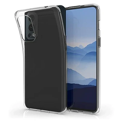 Immagine di kwmobile Cover Compatibile con OnePlus Nord 2 5G Custodia Morbida in Silicone TPU Crystal Case Flessibile trasparente