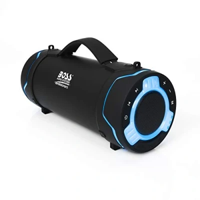 Immagine di BOSS Audio Systems Sistemi di Tubi Bluetooth Speaker Portatile Resistente agli Agenti atmosferici IPX5 nominale SD/Porte USB FM Tuner