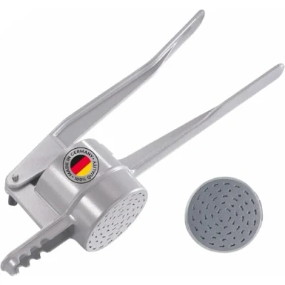 Immagine di Westmark Schiacciapatate/Pressa per spaetzle, Fori speciali spaetzle fatti a mano, Alluminio pressofuso, Lunghezza: 41 cm, Spätzlechef, Argento, 61202260