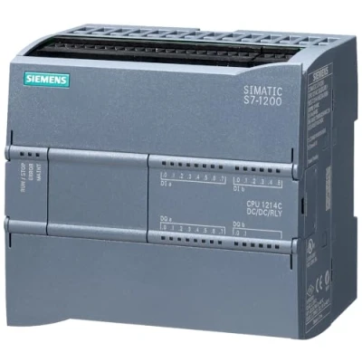 Immagine di Siemens 6ES7214 1HG40 0XB0 SIMATIC S7 1200 CPU 1214C Compact with onboard IO and Power Supply 24VDC