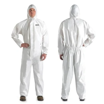 Immagine di YIBER Tute Protettive Monouso Hazmat a Copertura Totale in 7 Taglie con Molteplici Specifiche &amp; Materiale PPSB Robusto Pellicola PE Sicure per Innumerevoli Applicazioni