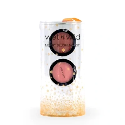 Immagine di Wet n Wild Merry Blushmas Set, Set Makeup con Blush in Polvere, Costruibile Sheer to Bold, Formula Polvere Pressata e Vellutata, Colore dall&#039;Aspetto Sano Uniforme