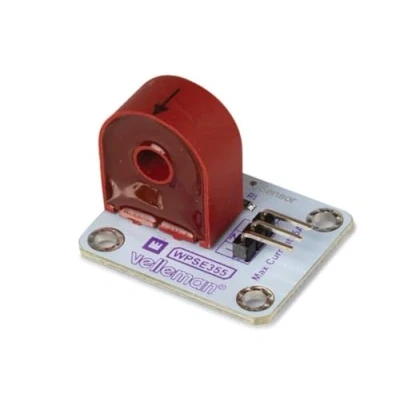 Immagine di Whadda Sensore di corrente, modulo, campo misura 0 5 A, frequenza da 20 Hz a kHz, 600 VCA/1 min., bianco