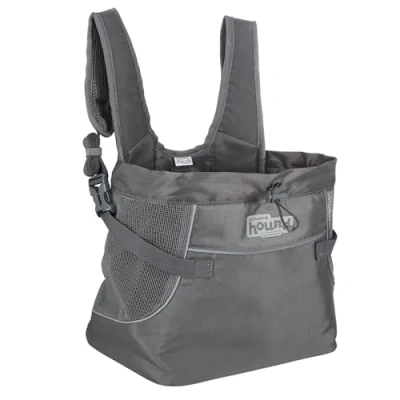 Immagine di Outward Hound PupPak Dog Front Carrier, Small, Grigio