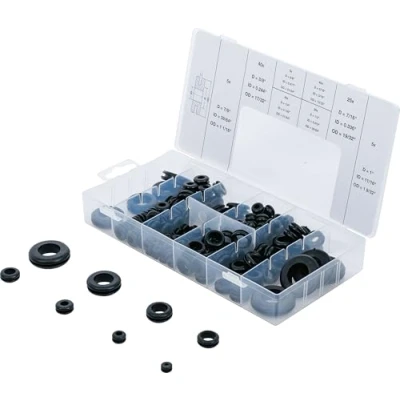 Immagine di Bgs Technic Pro+ Set Di 180 Occhielli In Gomma Sae Assortiti