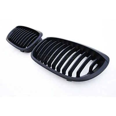 Immagine di Griglia Anteriore Maschera Calandra Nero Opaco Per BMW E46 Coupé Cabrio 02 05