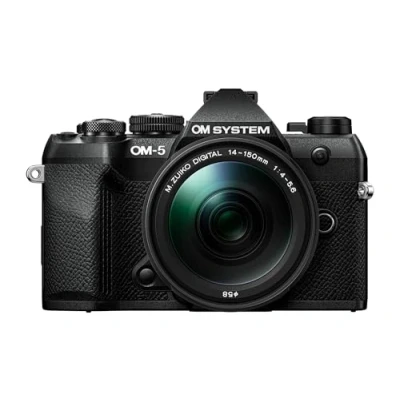Immagine di OM 5 Mark II Black with 14 150mm F4.0 5.6 Lens Kit