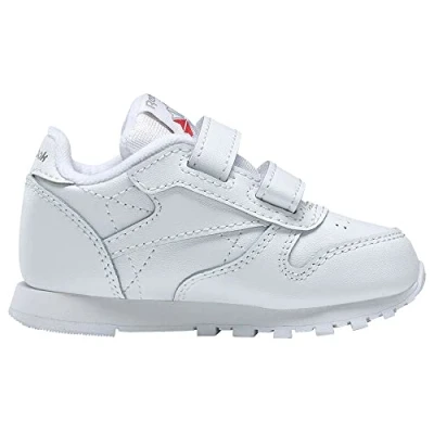 Immagine di Reebok Classic Leather Shoes Sneakers basse per bambini, Taglia: 24, White Pelle / sintetico
