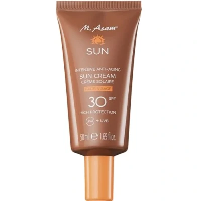 Immagine di M. Asam Sun Intensive Anti Aging Cream Face SPF 30 (50 ml) Crema viso con protezione immediata dai raggi UVA e UVB, previene i danni cutanei causati dal sole, aloe vera acqua di cocco