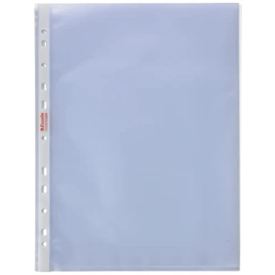Immagine di Esselte Buste Perforate Office, in PPL Antiriflesso, per Archiviare e Conservare Documenti Formato A4, Confezione da 50 Buste, 395074300