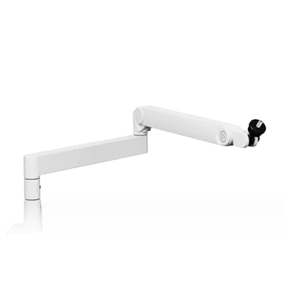 Immagine di Elgato Wave Mic Arm Pro White Braccio Per Microfono a Profilo Basso Girevole 360 con Molla Gas, Compatibile Microfoni Shure SM7B/Rode/Blue Yeti &amp; altri Trasmissione/Podcast