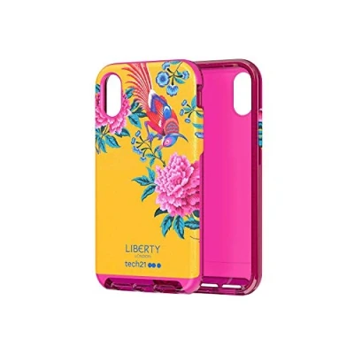 Immagine di Tech 21 Evo Luxe Liberty Elysian Custodia Protettiva per Apple iPhone XR Giallo