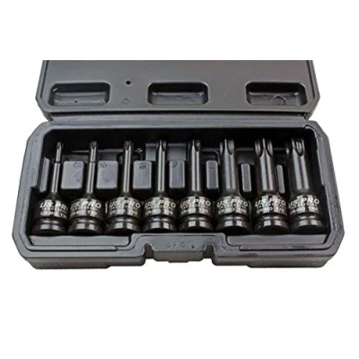 Immagine di US PRO B1306 Set di 8 chiavi a bussola Torx impatto 1/2&quot; (12,7 mm) T30 T80