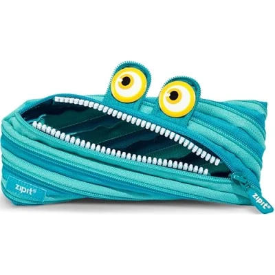 Immagine di Zipit, Wildlings, astuccio a forma di animale, realizzato con un unico, lungo zip, colore blu, ZTM WD CRE, blau