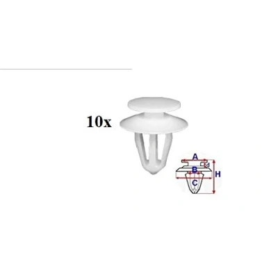Immagine di ROMIX 603011 Clip OPEL: Corsa C Hatchback, Zafira B, Astra H Caravan
