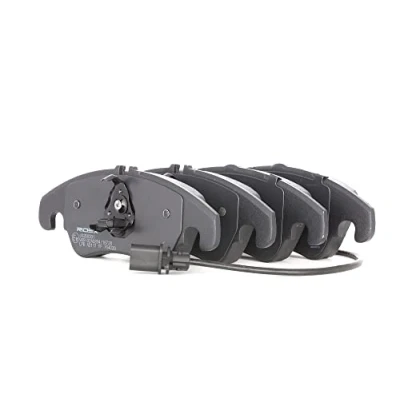 Immagine di RIDEX 402B0301 Kit pastiglie freno Assale anteriore con contatto segnalazione usura clip pistone accessori AUDI: A6 C7 Allroad, Avant