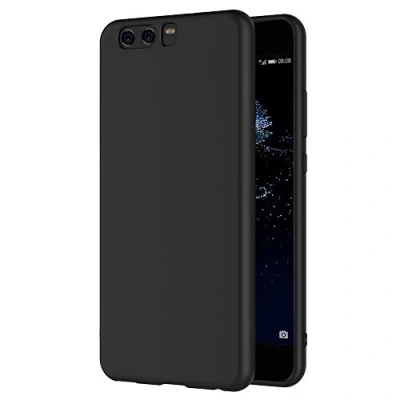 Immagine di AICEK Cover per Huawei P10, P10 Nero Silicone Case Molle di TPU Sottile Custodia (5.1 Pollici)