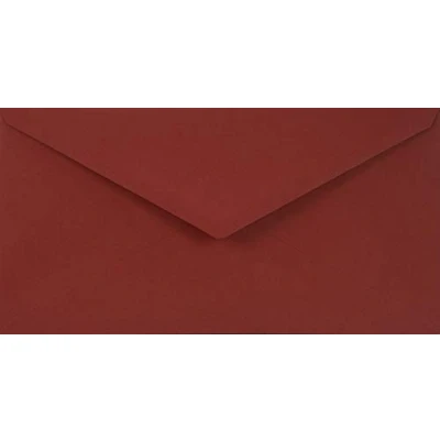 Immagine di Netuno 500x busta per lettere colorata americana rosso scuro 220 x 110 mm 115 g Sirio Color Cherry lunga inviti compleanno matrimonio battesimo partecipazioni red envelope invitation