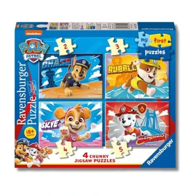 Immagine di Ravensburger Puzzle Paw Patrol, Collezione My First Puzzles, 2 3 4 5 Pezzi, Età Raccomandata 18+ Mesi