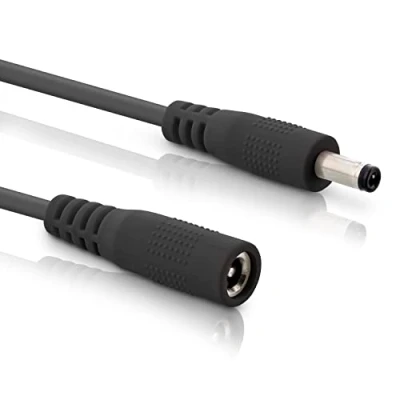 Immagine di InLine Cavo di prolunga DC universale per Amazon Echo Dot, strisce LED, telecamere sorveglianza, presa 4,0 x 1,7 mm, nero, 1 m