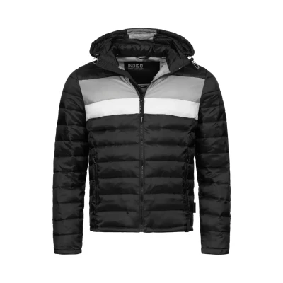 Immagine di Indicode Jeans Hampshire Giacca invernale, Uomo, Taglia: Small, Black mix