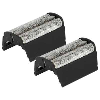 Immagine di vhbw 2x Lamina a doppio taglio compatibile con Braun Flex Integral 5314, 5311, 5312, 5000, 5005, 5010, 5015, 5315, 5412, 5414, 5316, 5410, 5415 rasoio, nero