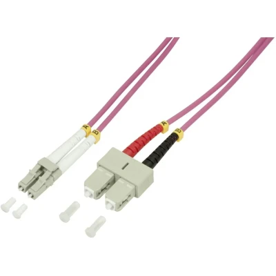 Immagine di Cavo LogiLink FP4LS07 Fibra ottica 50/125 µ Multimode OM4 7.50 m