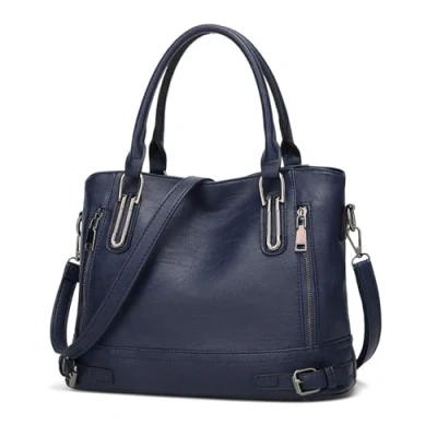 Immagine di Borsa Tote Donna Tracolla Grande in PU Pelle Morbida Borse a Spalla Shopper