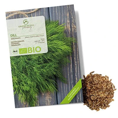 Immagine di Semi di aneto biologiche erbe aromatiche da coltivare in cucina, sul balcone, orto rialzato e giardino