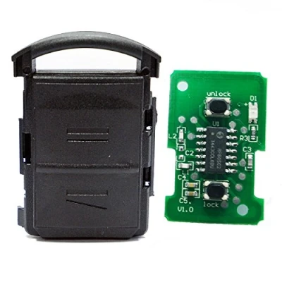 Immagine di Telecomando radio per chiave auto, 1 alloggiamento + trasmettitore da 434 MHz batteria compatibile con Opel