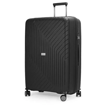 Immagine di Hauptstadtkoffer TXL Trolley da viaggio in 3 misure, polipropilene rigido robusto e leggero, Nero, Koffer 76cm, valigetta