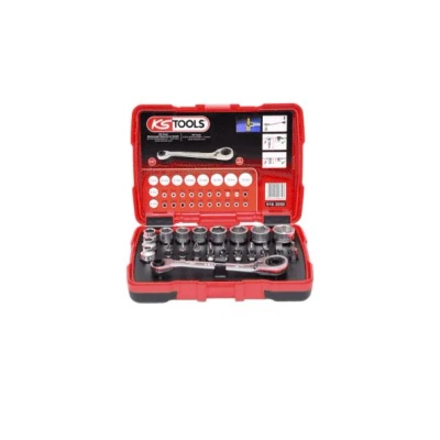 Immagine di KS TOOLS 918.3050 Set bussole Acciaio al cromo vanadio 1/4