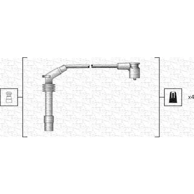 Immagine di MAGNETI MARELLI 941318111159 Kit Cavi Accensione OPEL: Astra F CC, Caravan, Vectra B SW